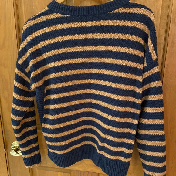 Madewell Brown and Navy Sweater Size S - Picture 5 of 5